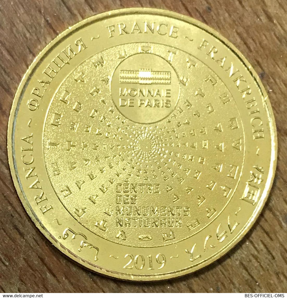 75001 PARIS CONCIERGERIE MARIE ANTOINETTE MDP 2019 MÉDAILLE MONNAIE DE PARIS JETON TOURISTIQUE TOKEN MEDALS COINS - 2019