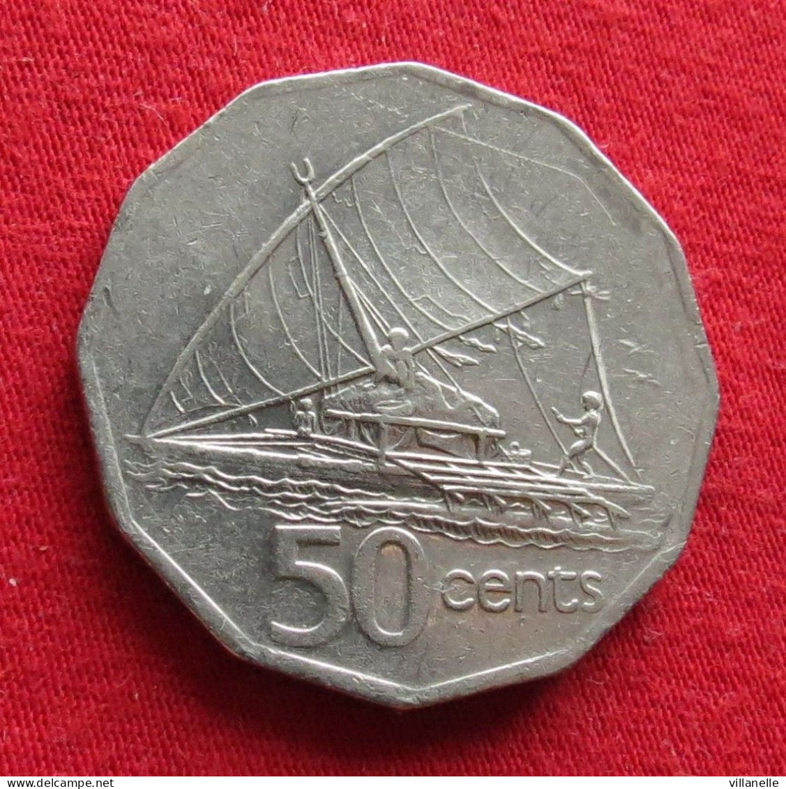 Fiji 50 Cents 1992 KM# 54a  *VT - Fidschi