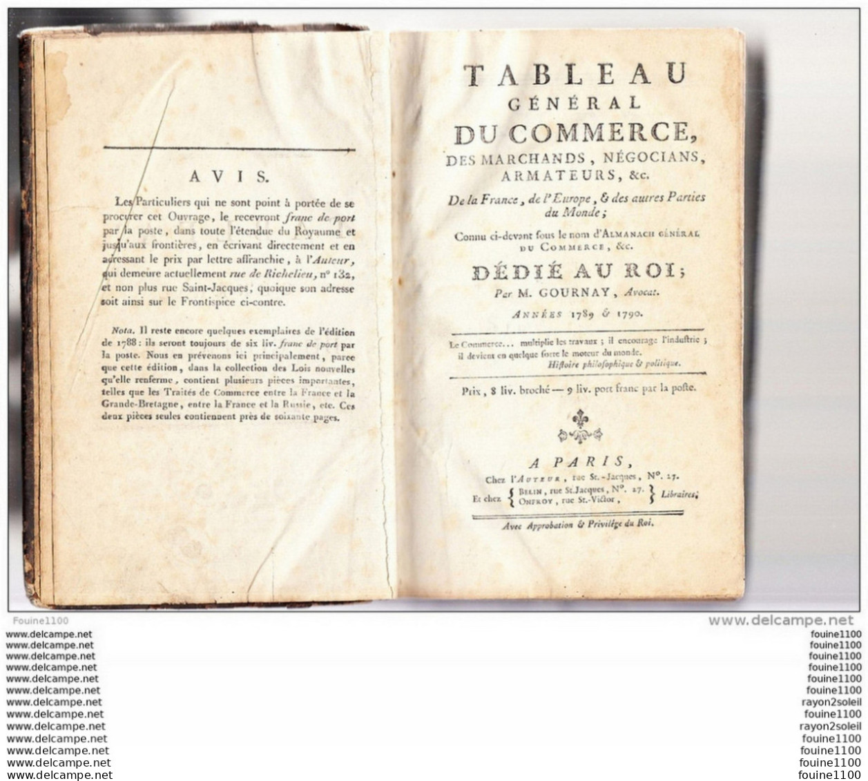 Almanach général des marchands, négocians et armateurs de la France, de l   - Google Books