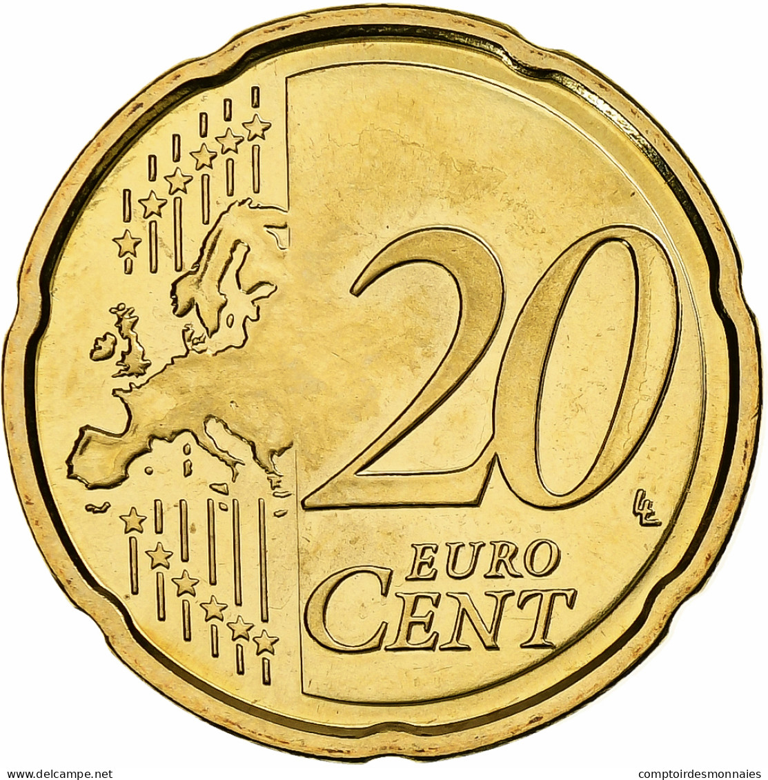 Chypre, 20 Euro Cent, 2009, Laiton, FDC, KM:82 - Cyprus