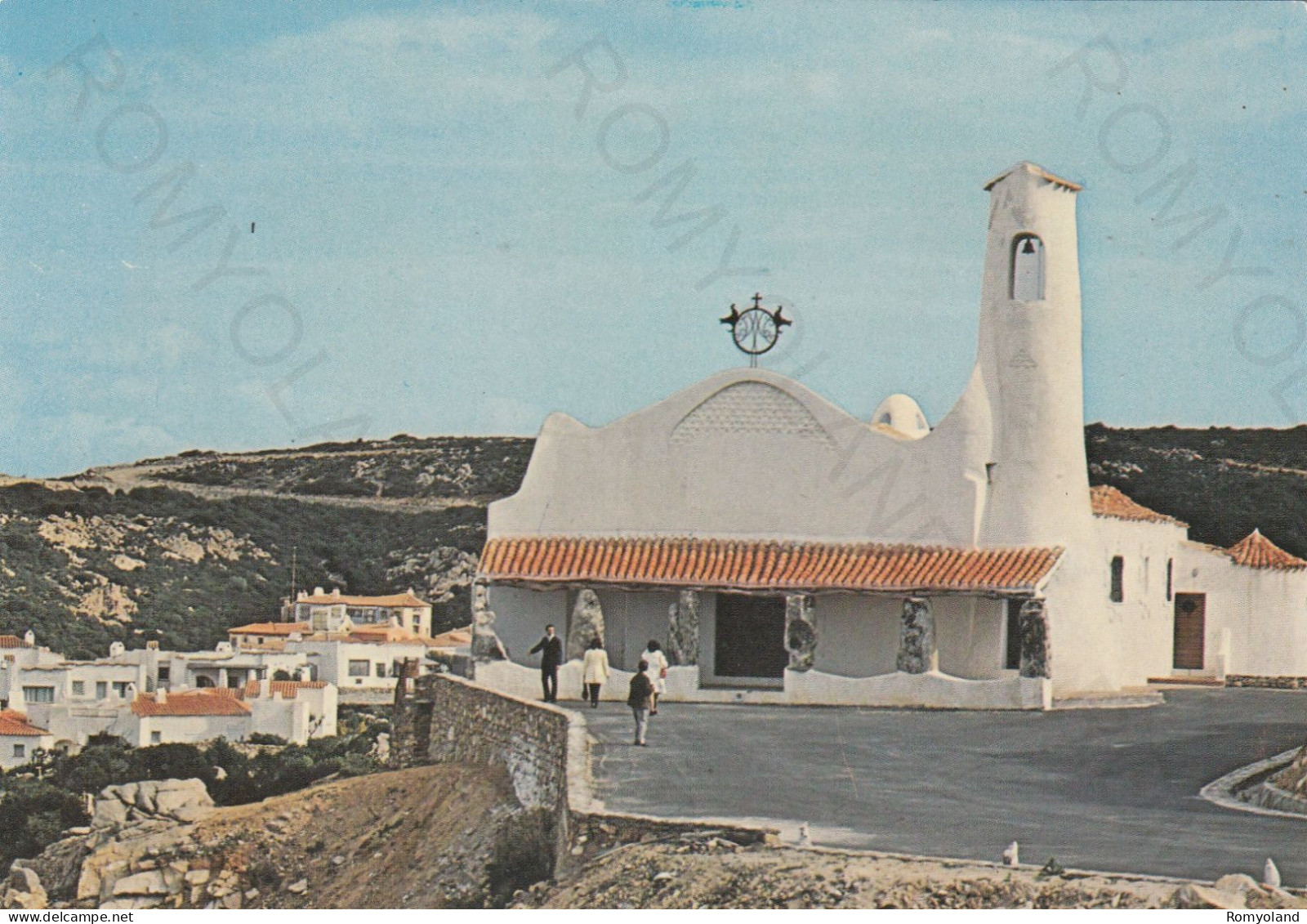 CARTOLINA  OLBIA,SARDEGNA-COSTA SMERALDA-CHIESA STELLA MARIS-MEMORIA,CULTURA,IMPERO ROMANO,BELLA ITALIA,NON VIAGGIATA - Olbia