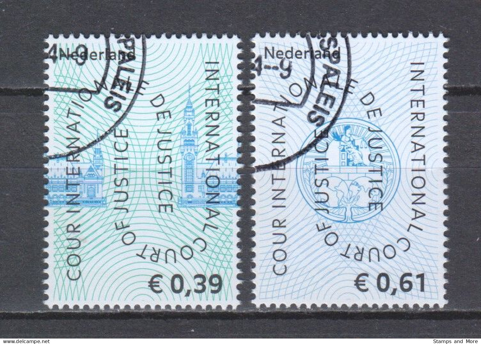 Netherlands 2004 Dienst (Cour De Justice) Mi 59-60 Canceled (3) - Officials