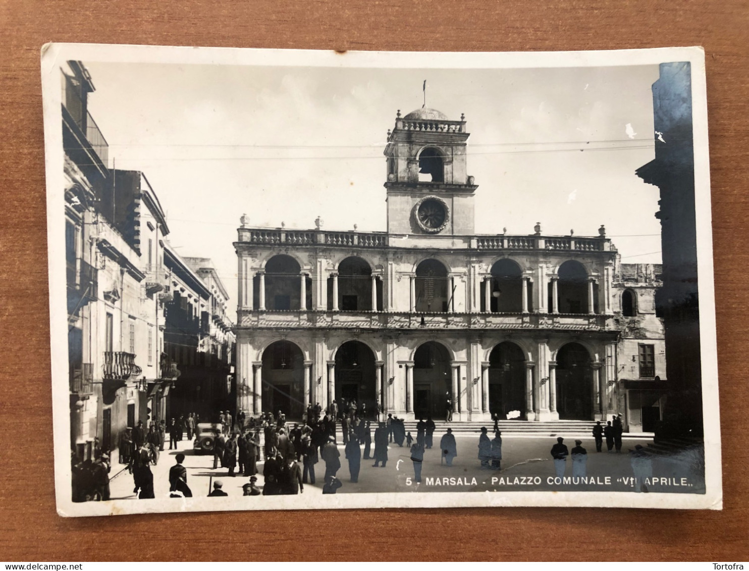 MARSALA ( TRAPANI ) PALAZZO COMUNALE VII APRILE 1941 - Marsala