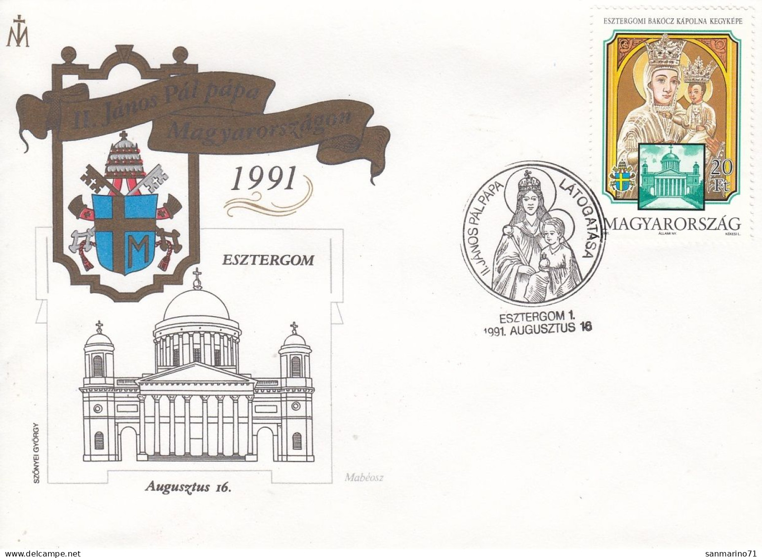 FDC HUNGARY 4147 - FDC