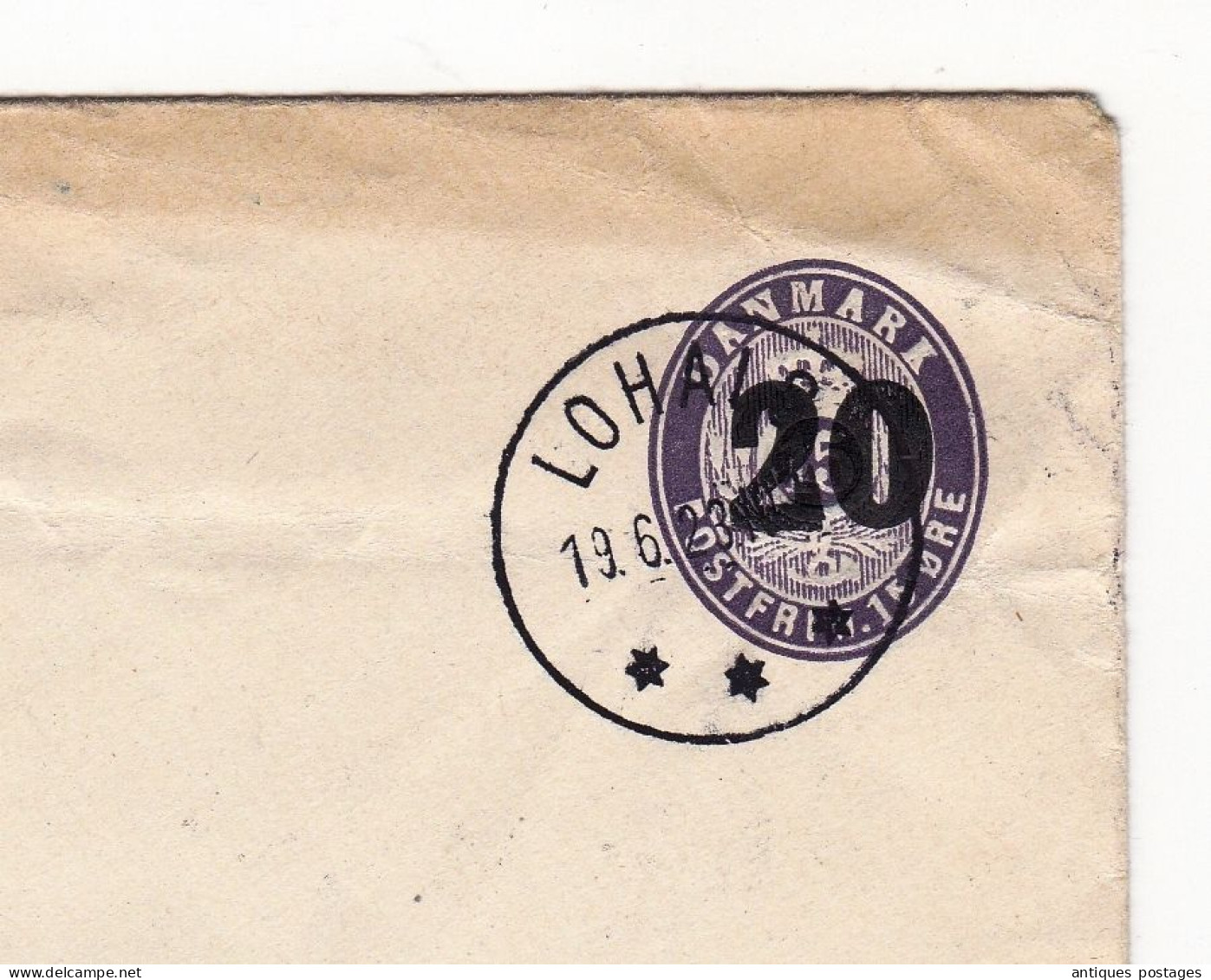 Postal Stationery 1923 Lohals Danmark Denmark Danemark Göteborg Sverige Sweden - Interi Postali