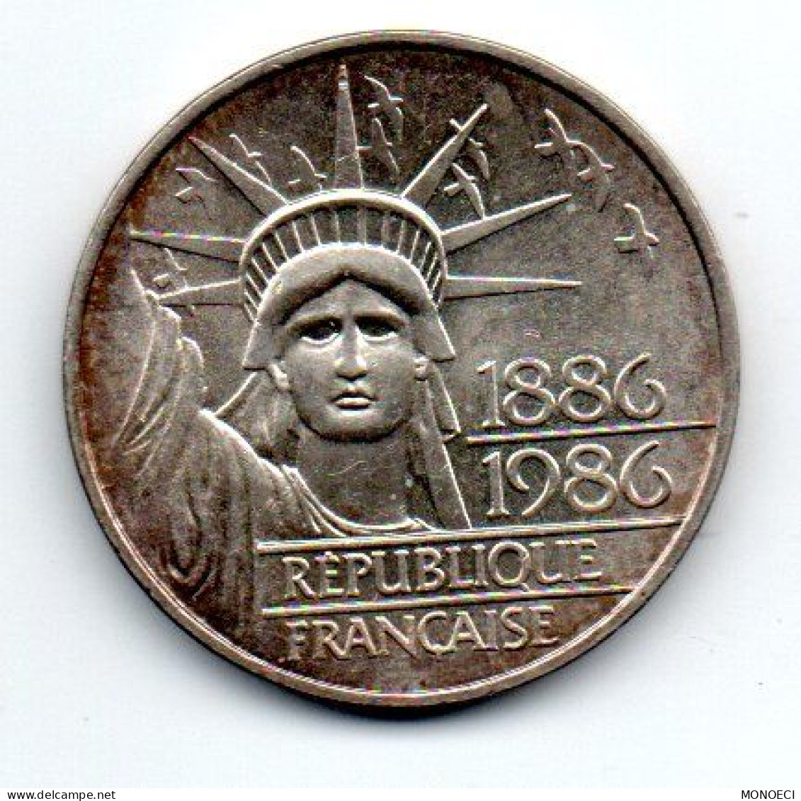 FRANCE -- Pièce 100 Francs -- Commémorative -- LIBERTE -- Centenaire De La Statue De La Liberté 1886 - 1986 - Other & Unclassified