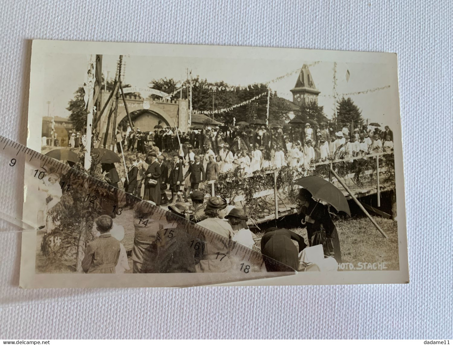 Rare Fénétrange Ancienne  Photocarte Congrès Eucharistique - Fénétrange