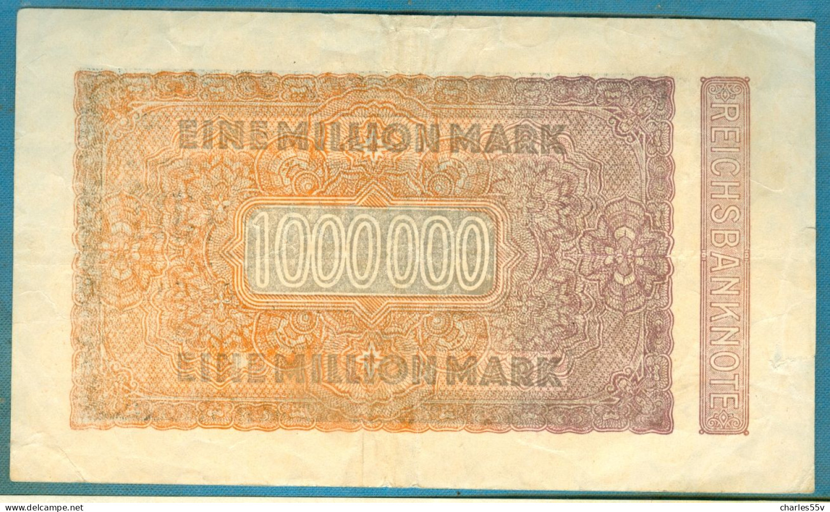 1000000 Mark 25.7.1923 Serie T-DK - 1 Mio. Mark
