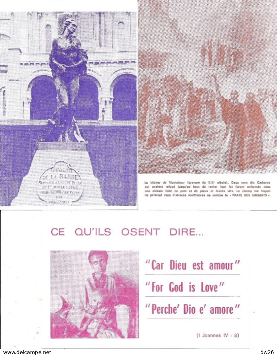 Satire Religieuse - Lot De 7 Cartes Satiriques Edition La Calotte à Gennes (Maine-et-Loire) Illustrations - Collections & Lots