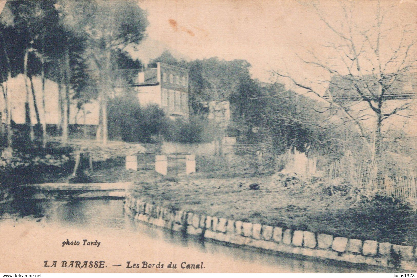 13 / MARSEILLE / LA BARASSE /  LES BORDS DU CANAL - Saint Marcel, La Barasse, Saintt Menet