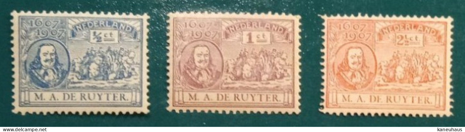 1907 Michel-Nr. 72-74 Mit Falz (DNH) - Ungebraucht