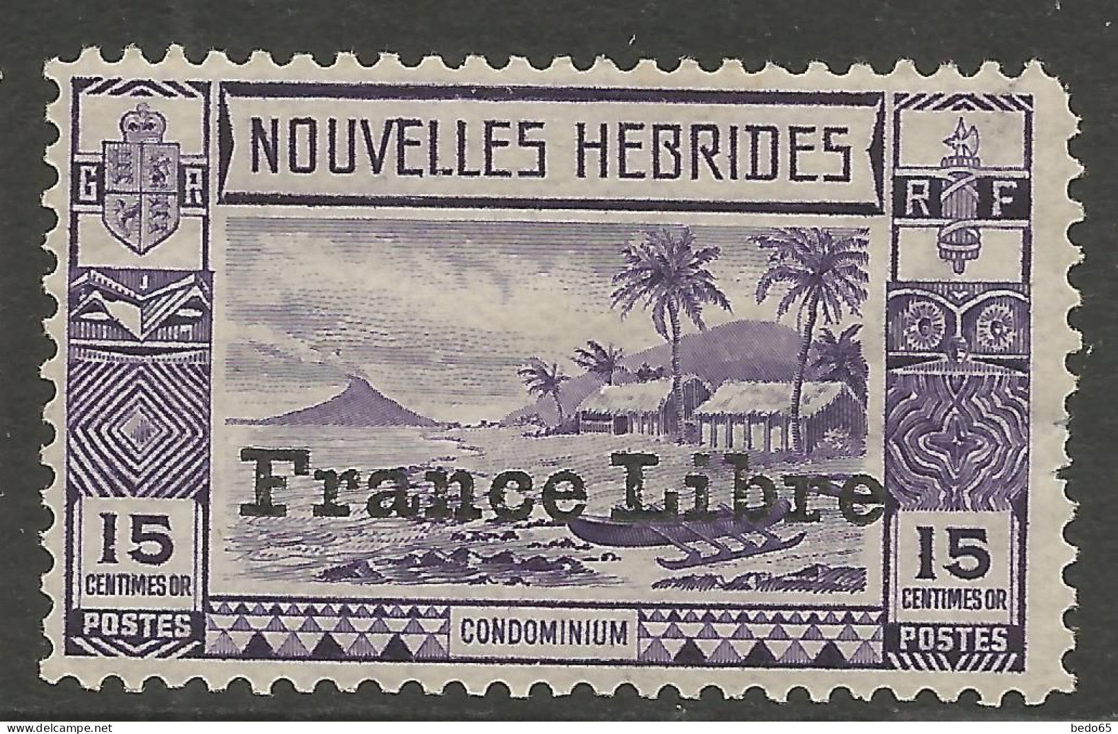 NOUVELLES-HEBRIDES TAXE N° 126 NEUF**  SANS CHARNIERE NI TRACE / Hingeless / MNH - Neufs