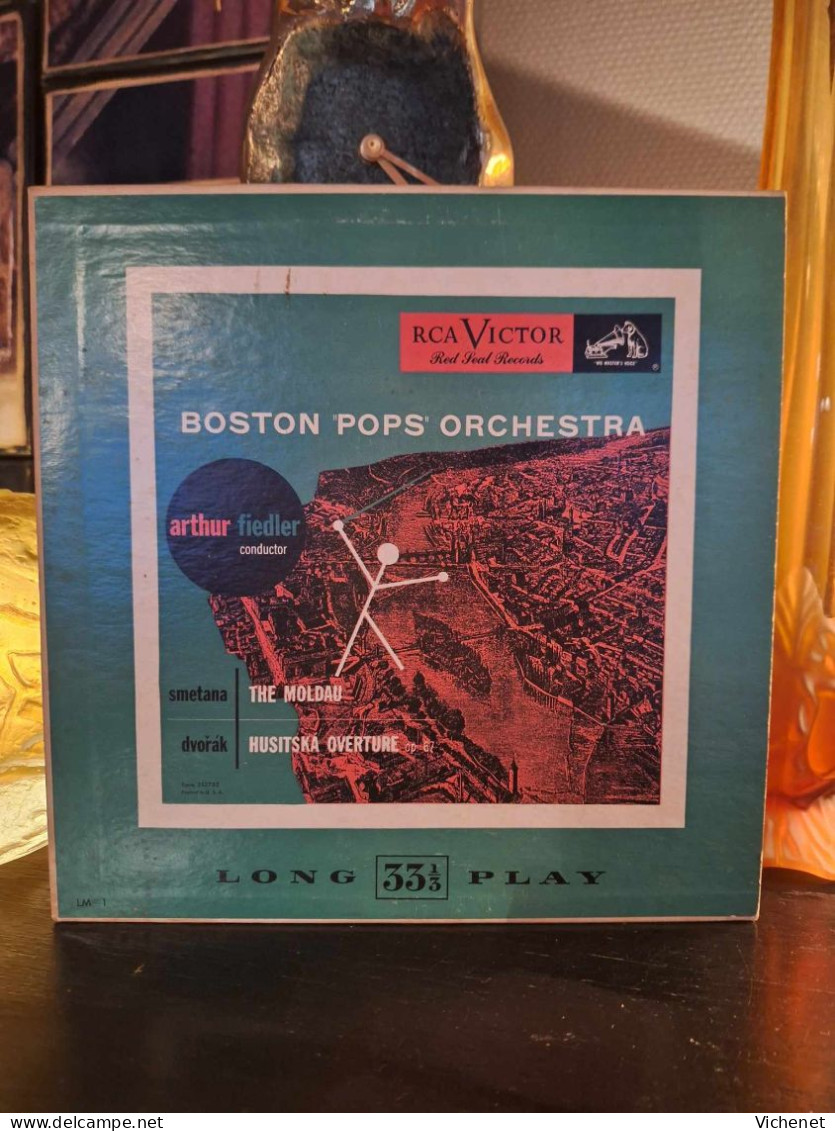 Smetana, Dvořák - Arthur Fiedler, Boston Pops Orchestra - The Moldau, Husitská Overture - 25 Cm - Spezialformate