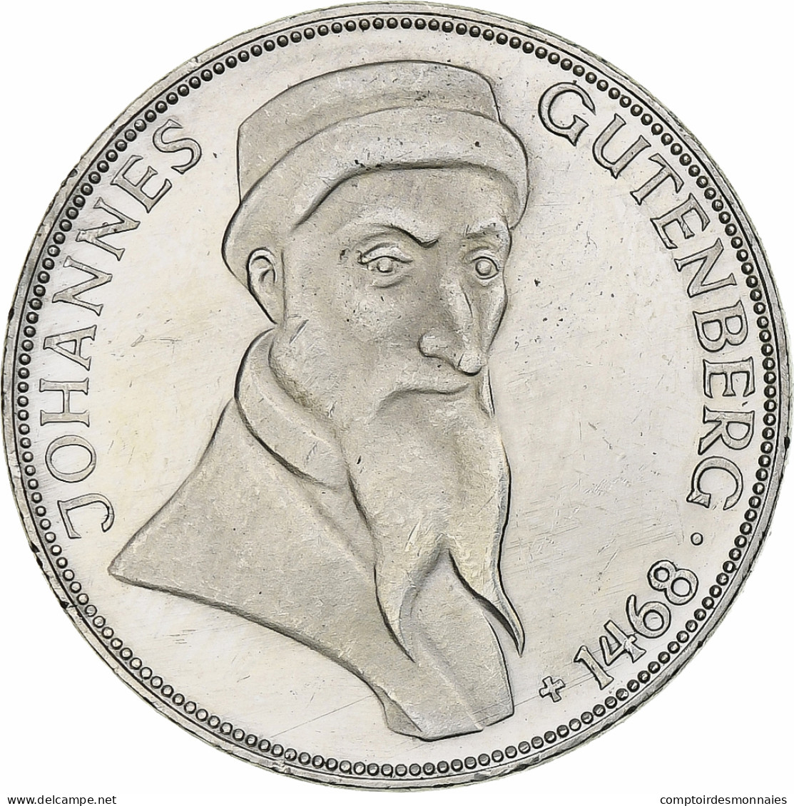 Monnaie, République Fédérale Allemande, 5 Mark, 1968, Karlsruhe, Germany, BE - Commémoratives