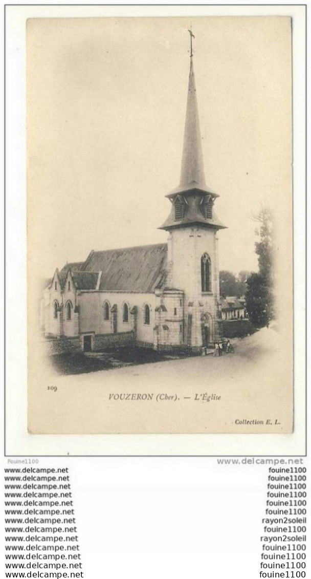 Carte De Vouzeron L' église - Vouzeron