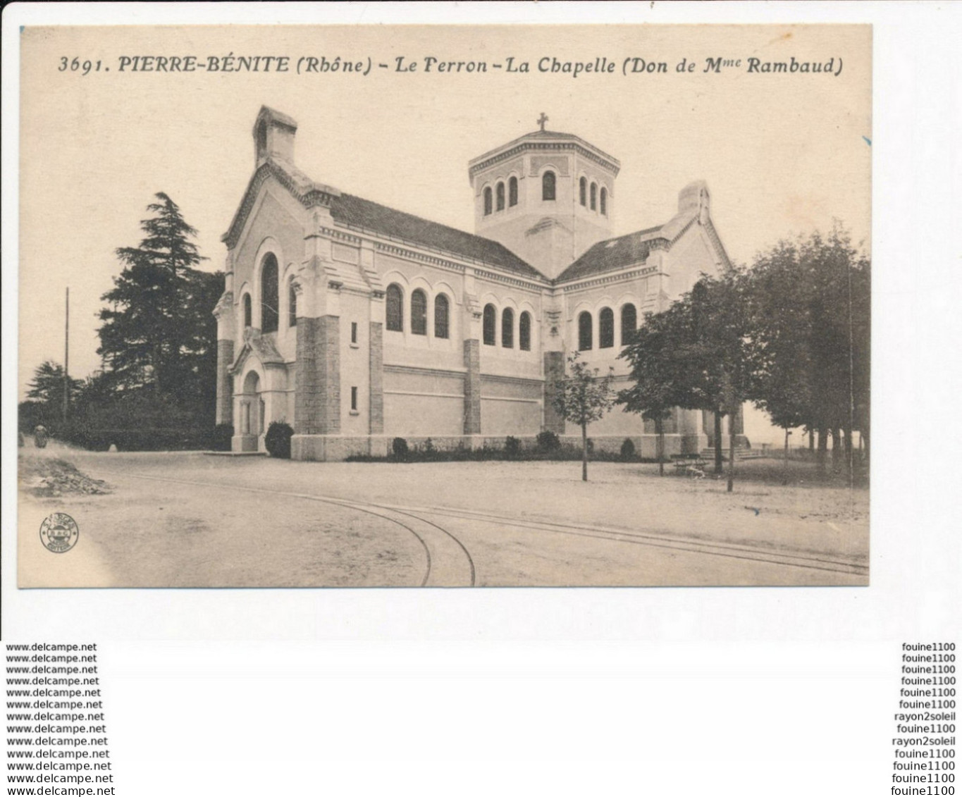 Carte De  Pierre Bénite Le  Perron - Pierre Benite