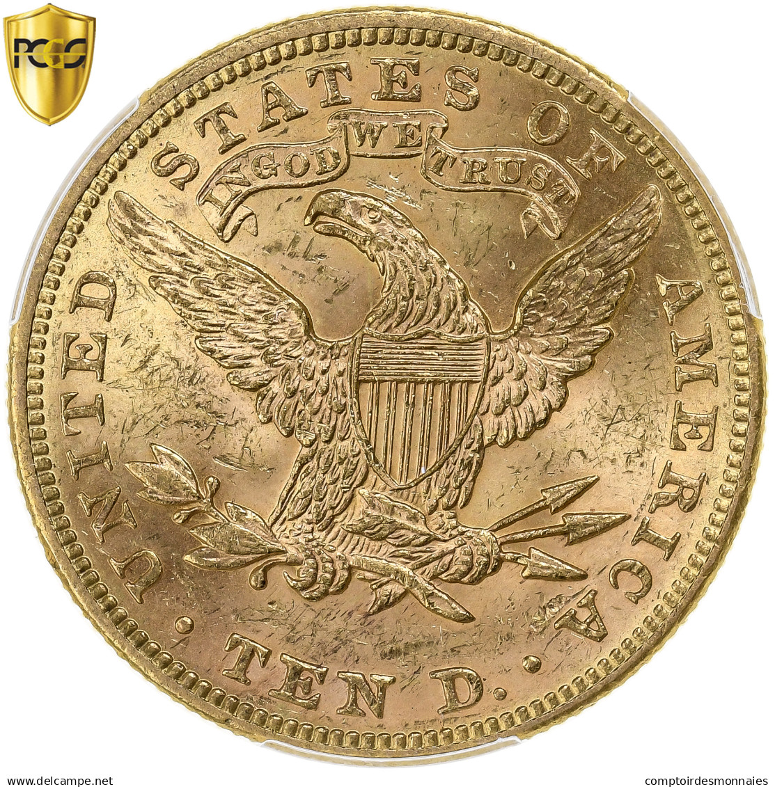 États-Unis, $10, Eagle, Coronet Head, 1894, Philadelphie, Or, PCGS, SUP+ - 10$ - Eagles - 1866-1907: Coronet Head