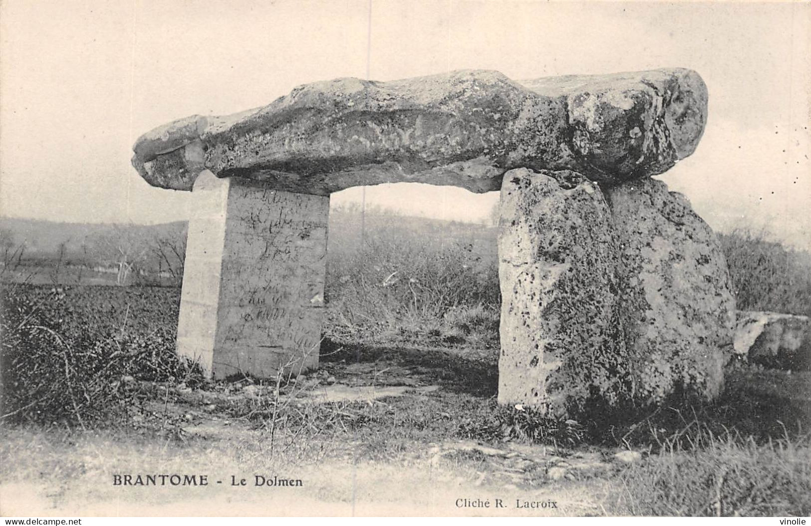 PIE-T-23-BRA. 6503 :  BRANTOME DORDOGNE. LE DOLMEN - Dolmen & Menhirs