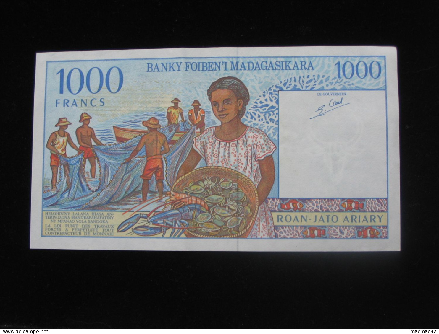 MADAGASCAR - 1000 Francs 1994 - Roan-Jato Ariary  **** EN ACHAT IMMEDIAT ****  Proche Du Neuf !! - Madagaskar