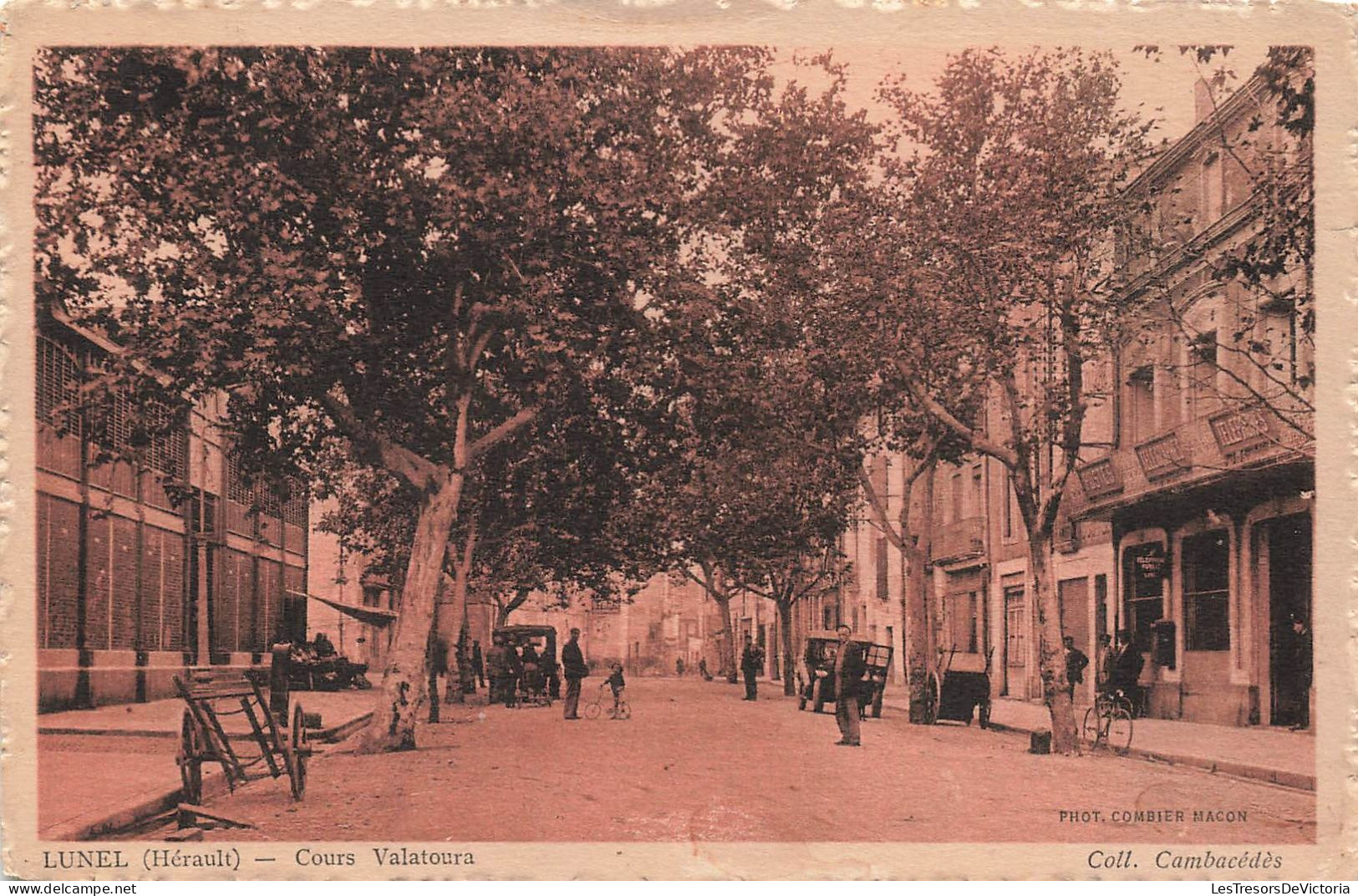 FRANCE - Lunel - Cour Valatoura - Carte Postale Ancienne - Lunel