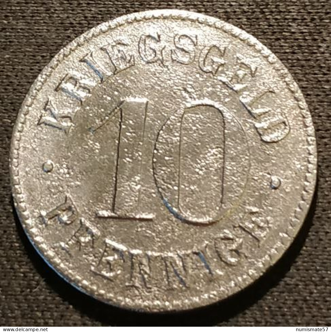 ALLEMAGNE - GERMANY - 10 Pfennig Heidelberg ( 1919 - 1920 ) - Funck# 203.3 - ( KRIEGSGELD ) - Notgeld