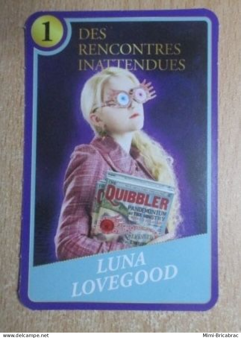 SUPER U MOMENTS MAGIQUES HARRY POTTER CARTE Neuve RENCONTRES INATTENDUES N°1 LUNA LOVEGOOD - Autres & Non Classés