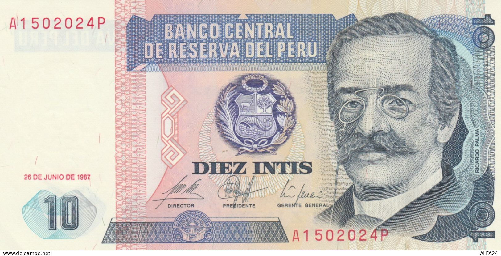 BANCONOTA PERU' 10 UNC (HC1743 - Peru