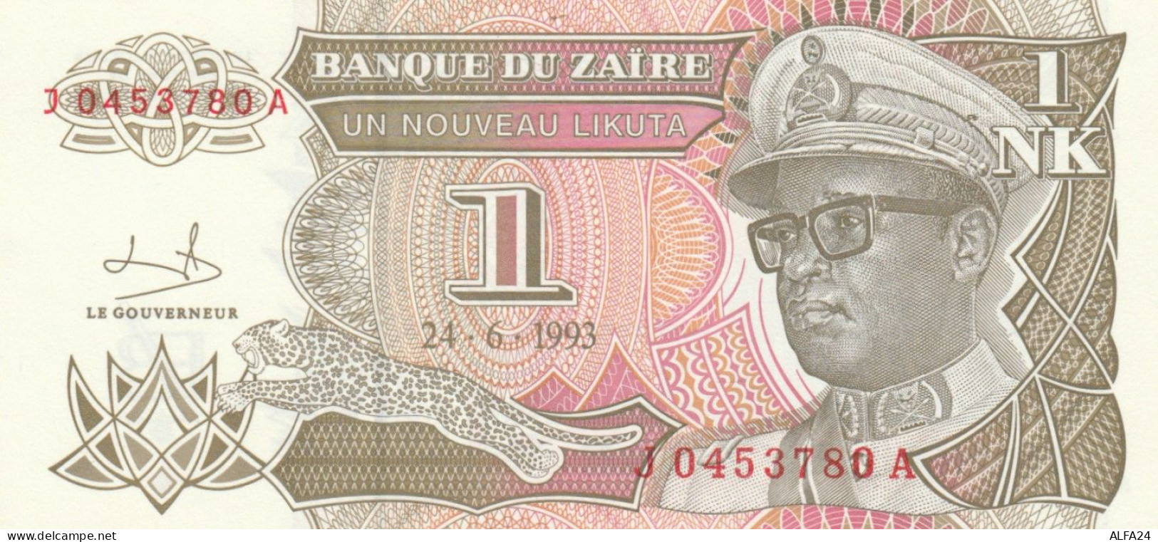 BANCONOTA ZAIRE 1 UNC (HC1737 - Zaïre