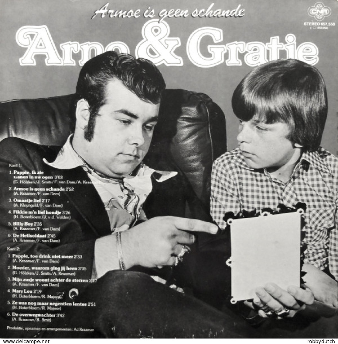 * LP *  ARNO & GRATJE - ARMOE IS GEEN SCHANDE (Holland 1978 EX-) - Autres - Musique Néerlandaise