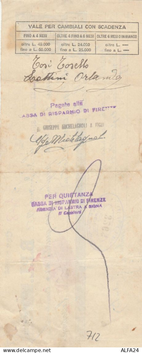 CAMBIALE 1951 (HP712 - Fiscaux