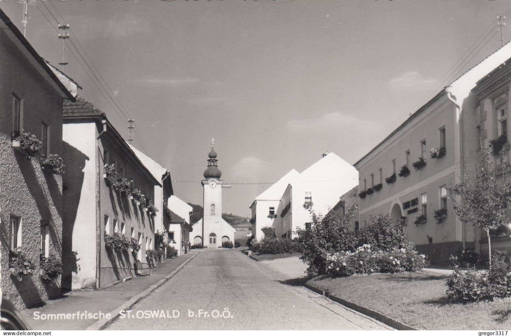 E125) ST. OSWALD B. FREISTADT - Oberösterreich - Häuser DETAILS Straße U. Kirche ALT - Freistadt