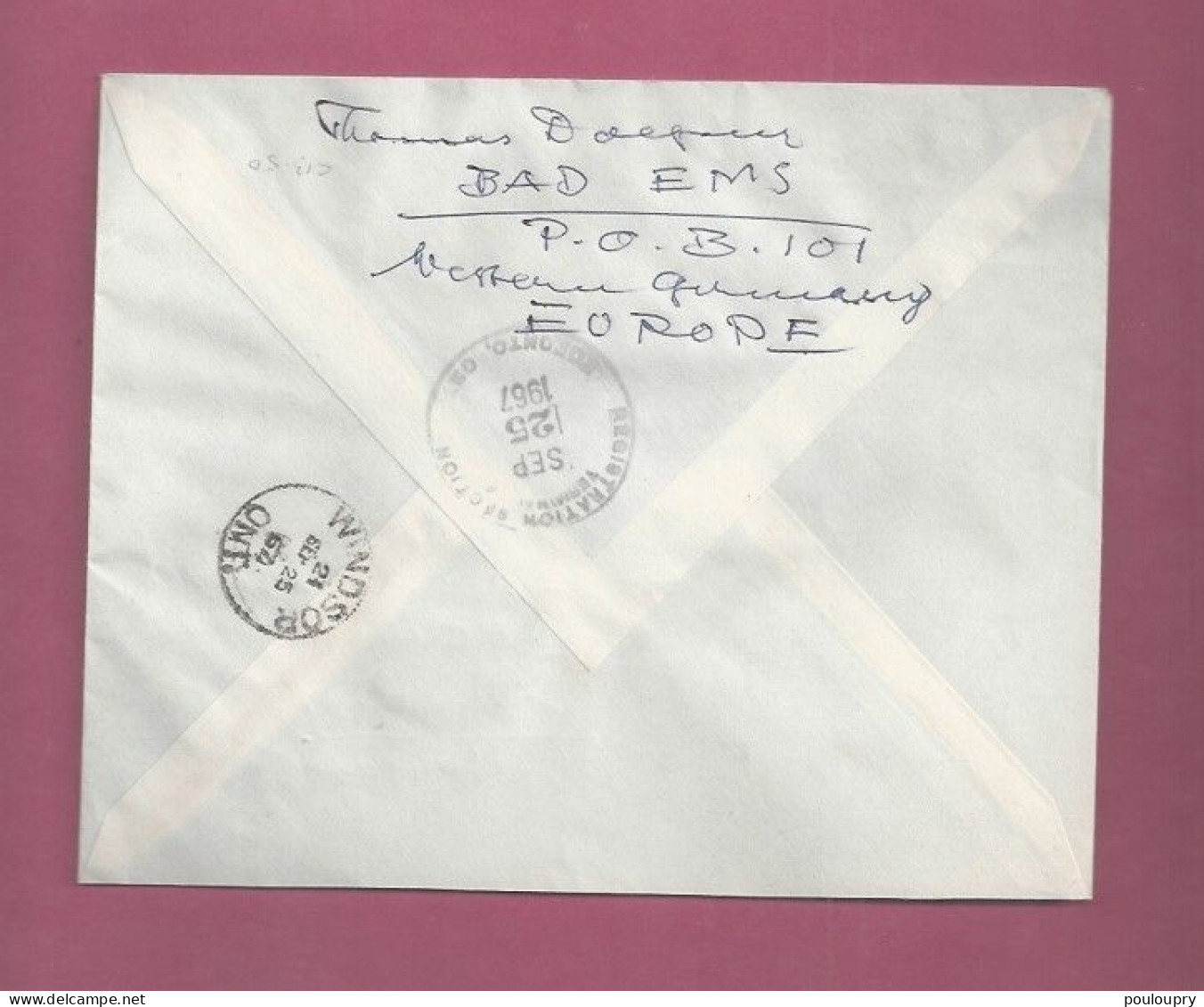 Lettre Recommandée En Express  De 1967 Pour Le Canada - YT N° PA 5 X 3 - Avion - Caravelle - Airmail