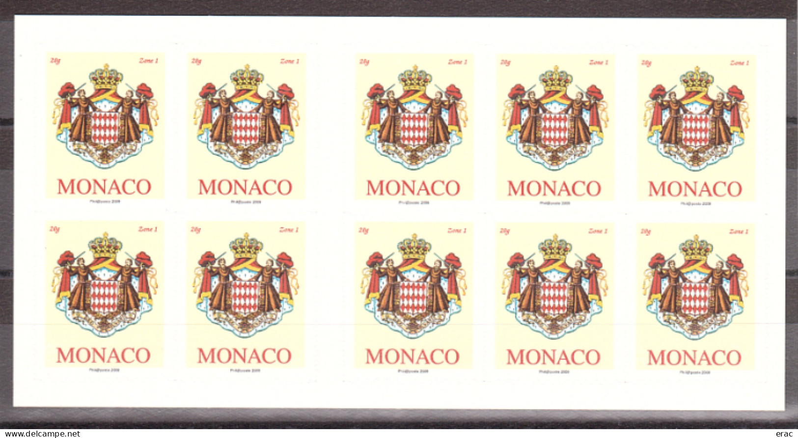 Monaco - 2009 - Carnet C16 - Neuf ** - Armoiries - Markenheftchen