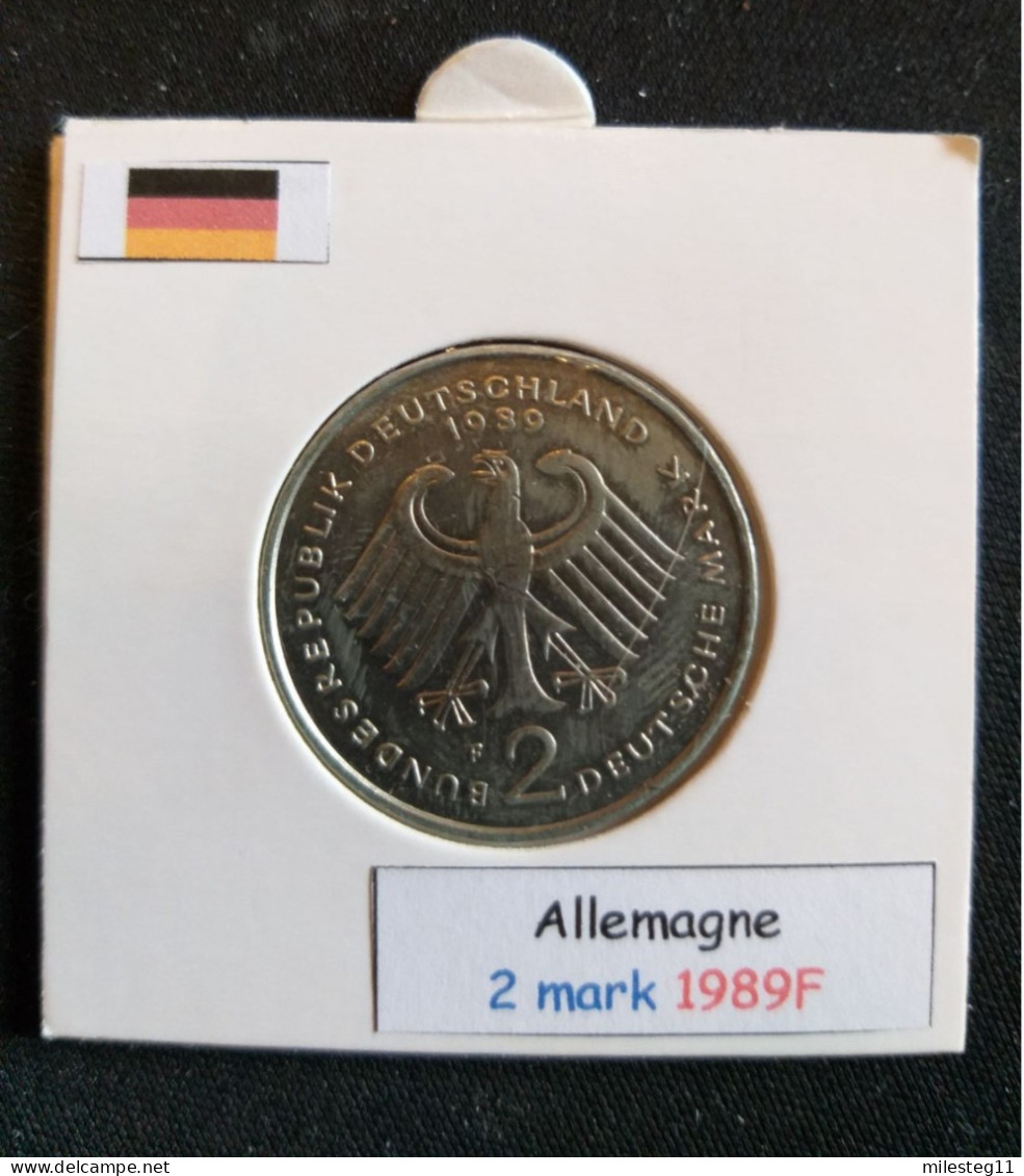 Allemagne 2 Mark 1989F Position A - 2 Marcos