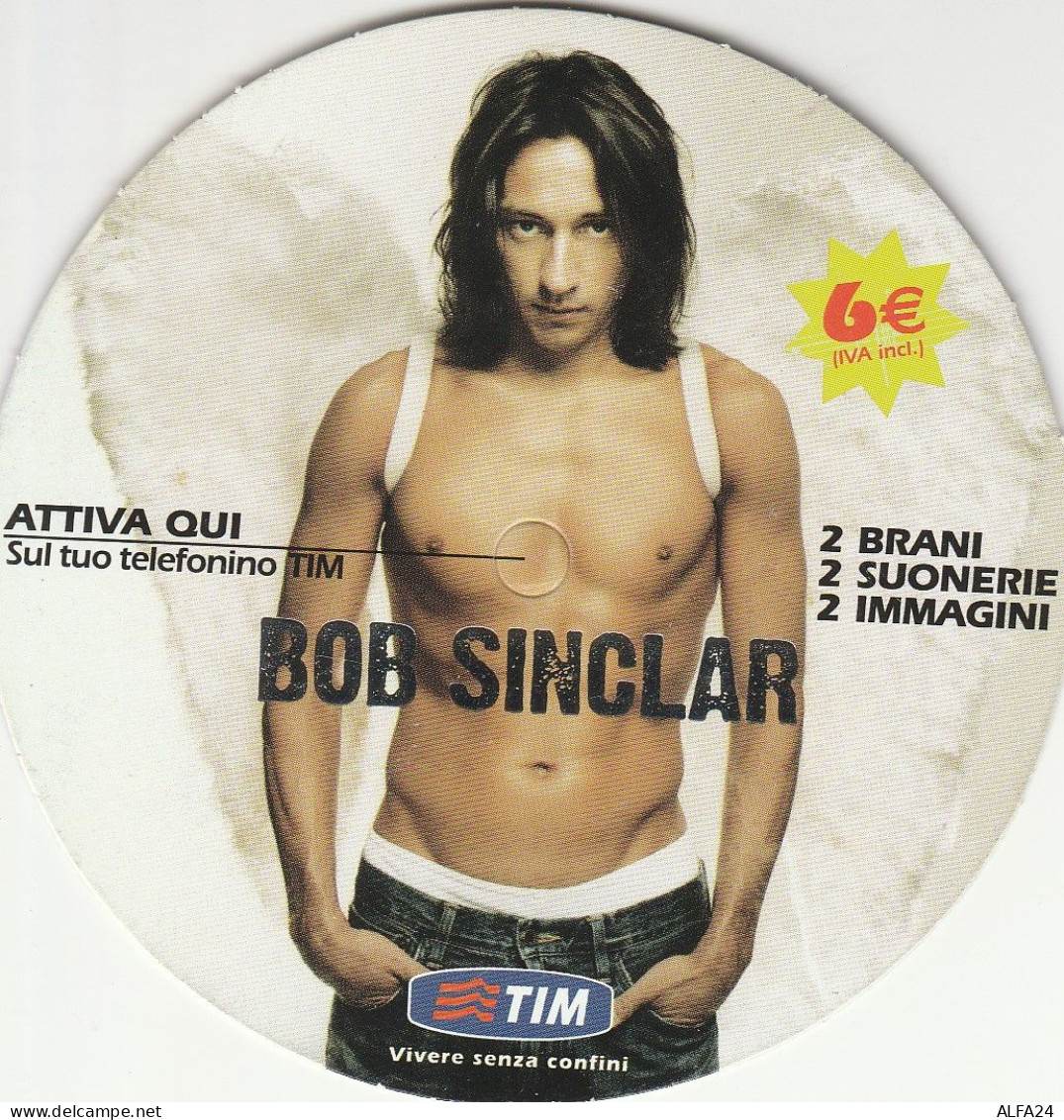 FREE CARD TIM BOB SINCLAIR (BV736 - [3] Errores & Variedades