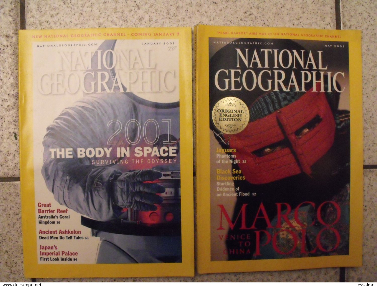 Lot De 12 N° De La Revue National Geographic En Anglais 1985-2002. Original English Edition - Geografía