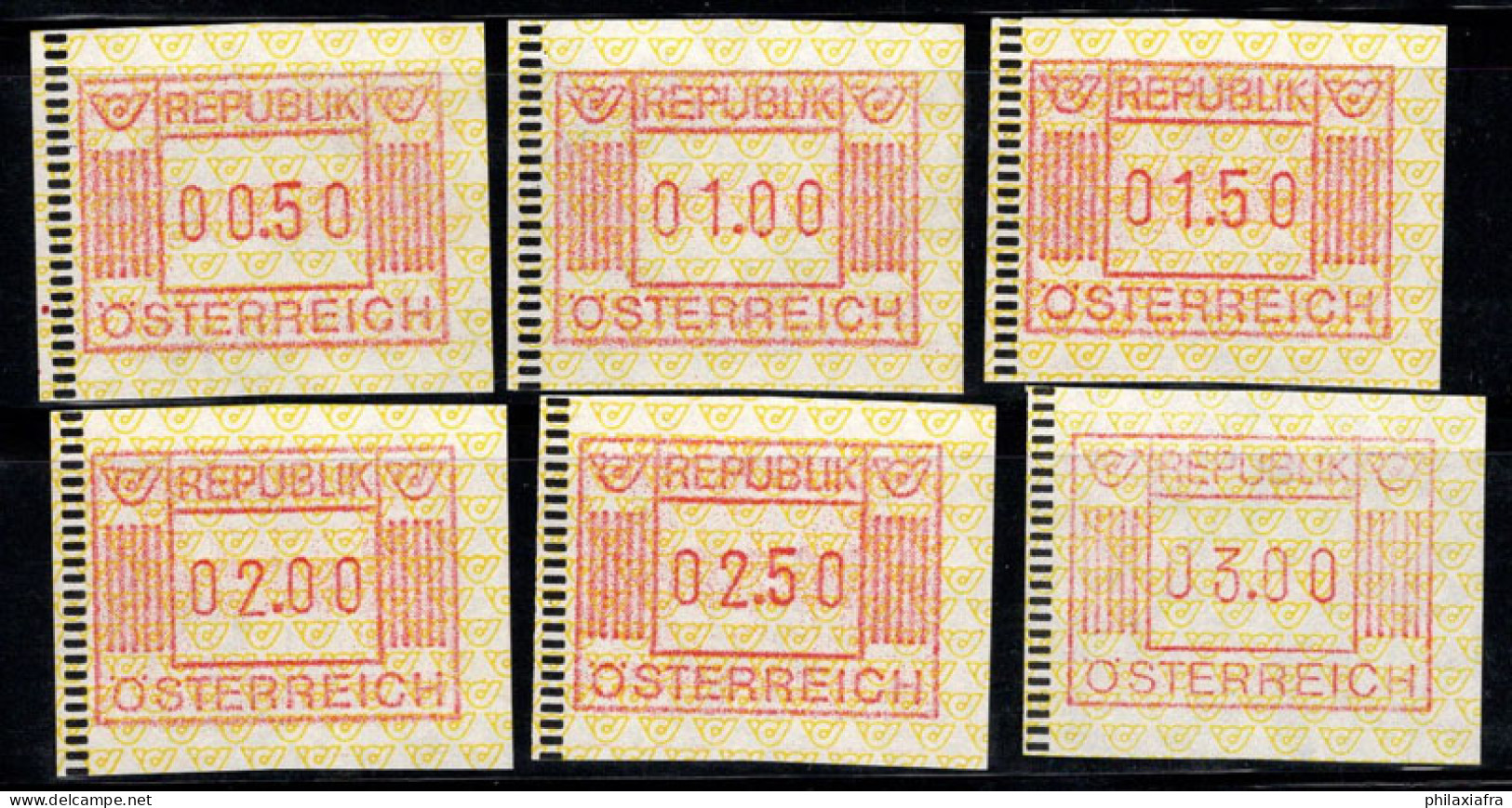 Autriche 1983 Mi. 1 Neuf ** 80% ATM 00.50-03.00 - Maschinenstempel (EMA)