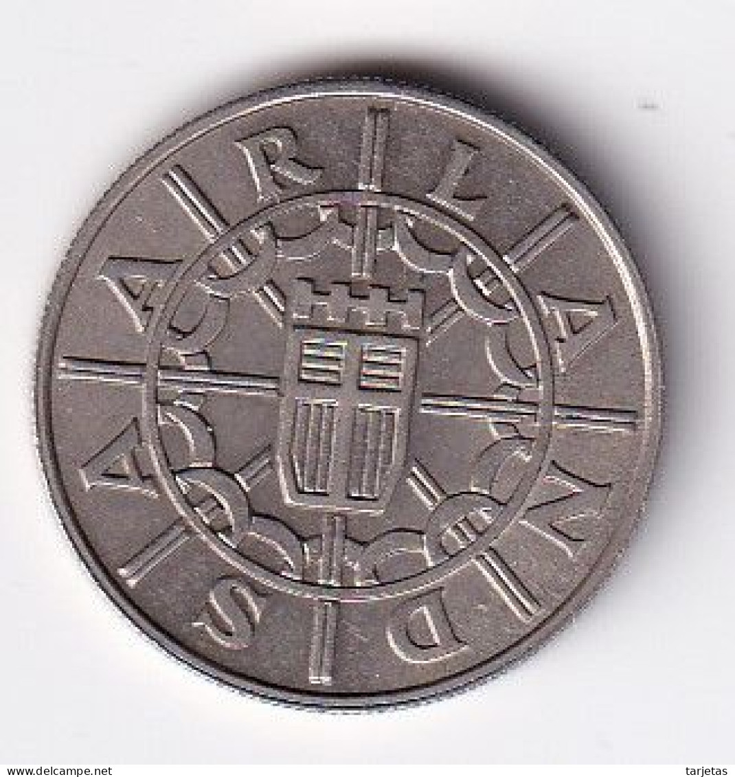 MONEDA DE SARRE DE 100 FRANCS DEL AÑO 1955 SIN CIRCULAR (UNC) - 100 Francos