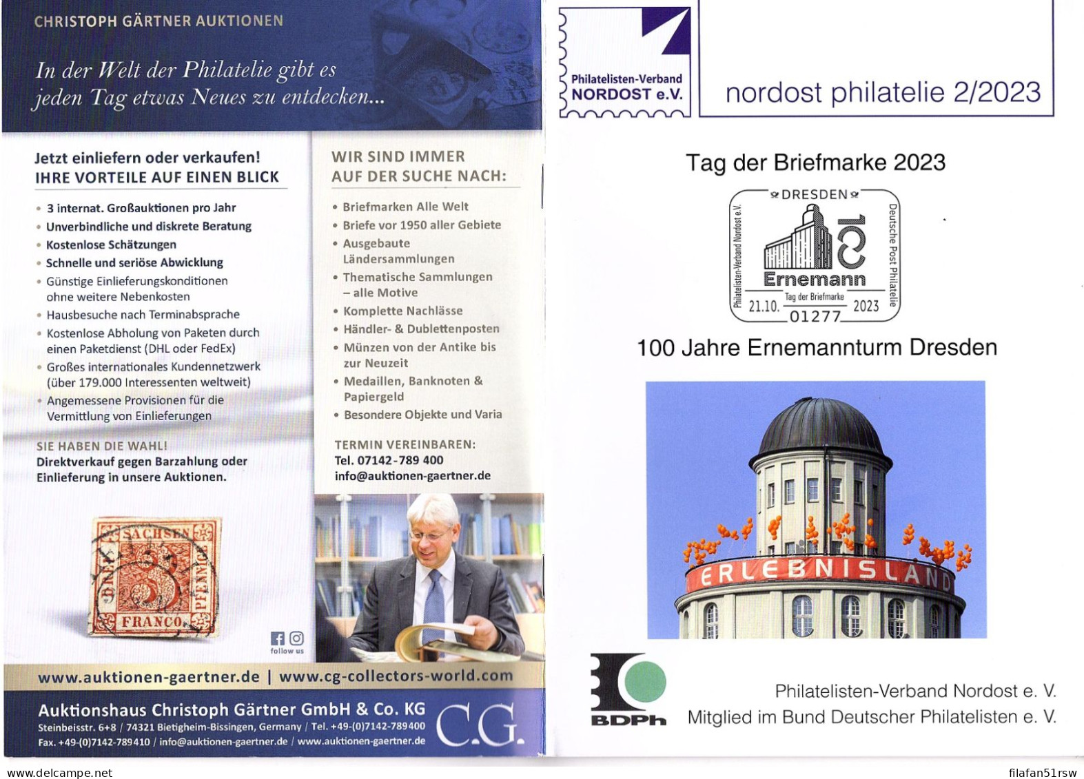 Nordost Philatelie 2/2023, Verbandsnachrichten, Fachbeiträge Zu Sachsen, Sachsen-Anhalt, Brandenburg, Berlin - Philatélie Et Histoire Postale