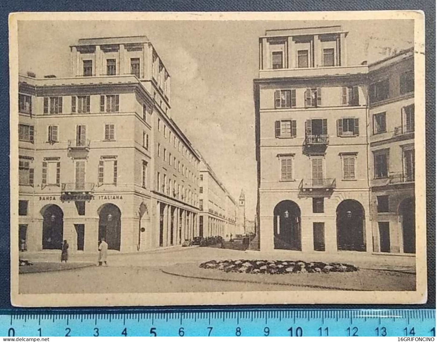 TORINO : 1950  VIA  ROMA - CARTOLINA  ANIMATA  E  VIAGGIATA . - Panoramic Views