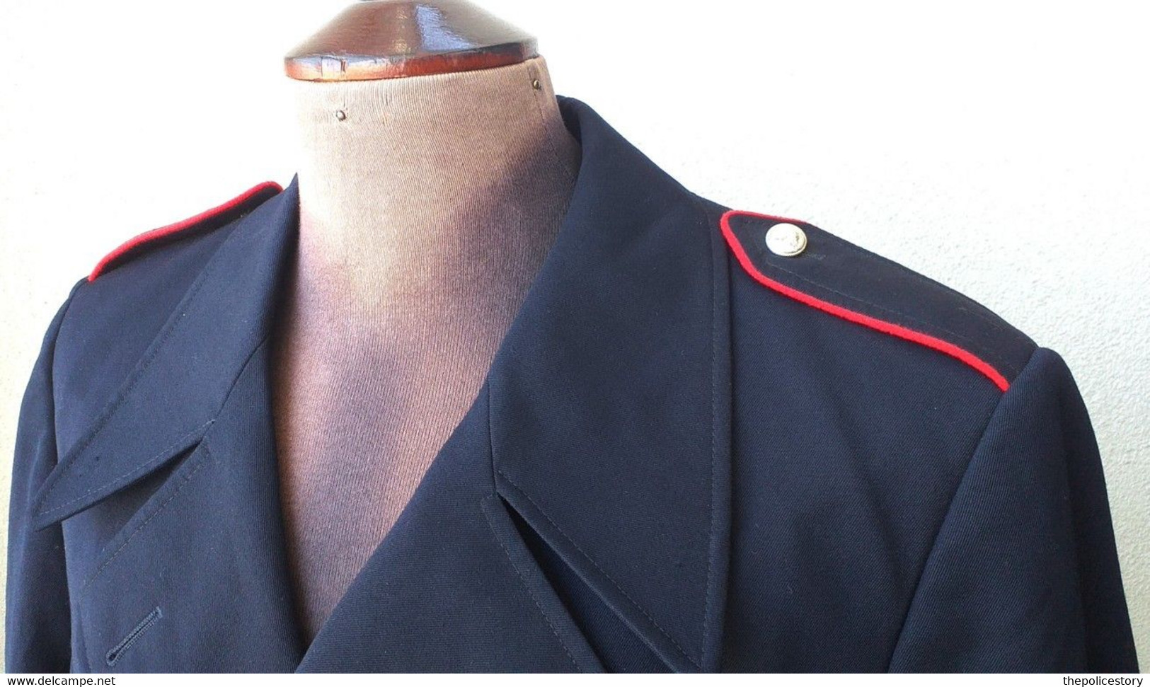 Cappotto Impermeabile Vintage Carabinieri Del 1983 Tg. 52 Senza Fregi Etichettato - Politie & Rijkswacht