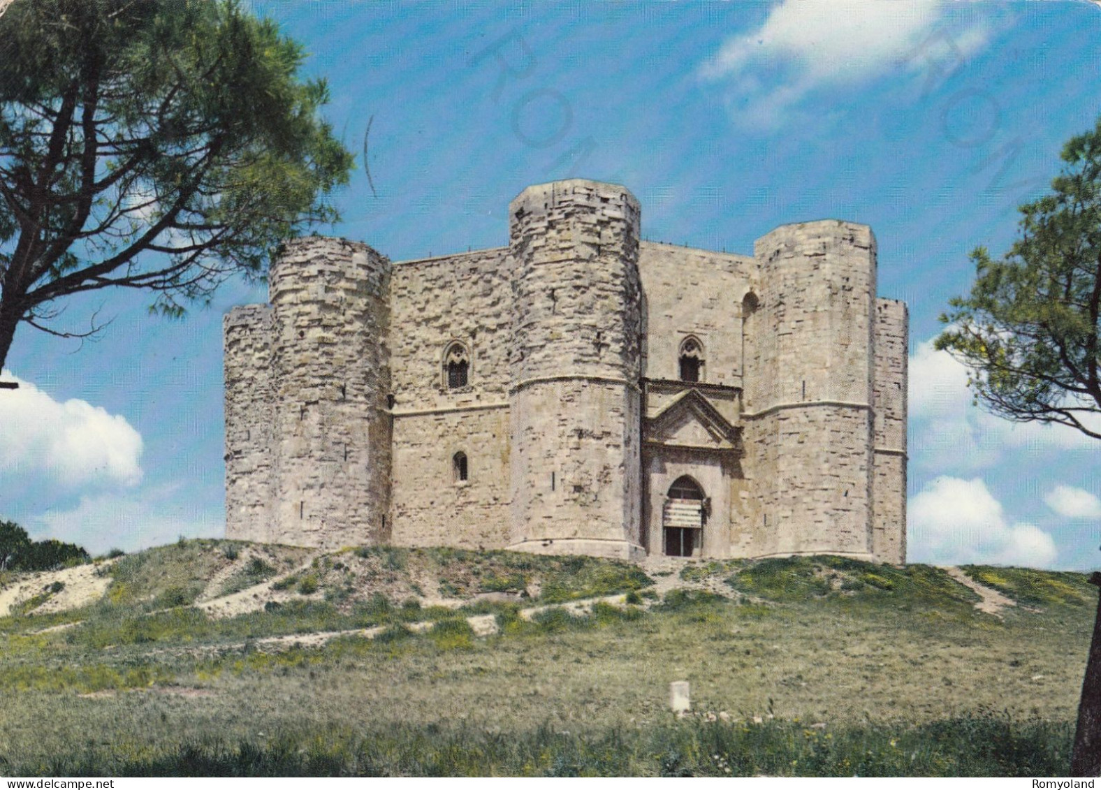 CARTOLINA  CASTEL DEL MONTE,ANDRIA,PUGLIA-STORIA,MEMORIA,CULTURA,RELIGIONE,IMPERO ROMANO,BELLA ITALIA,VIAGGIATA 1969 - Andria