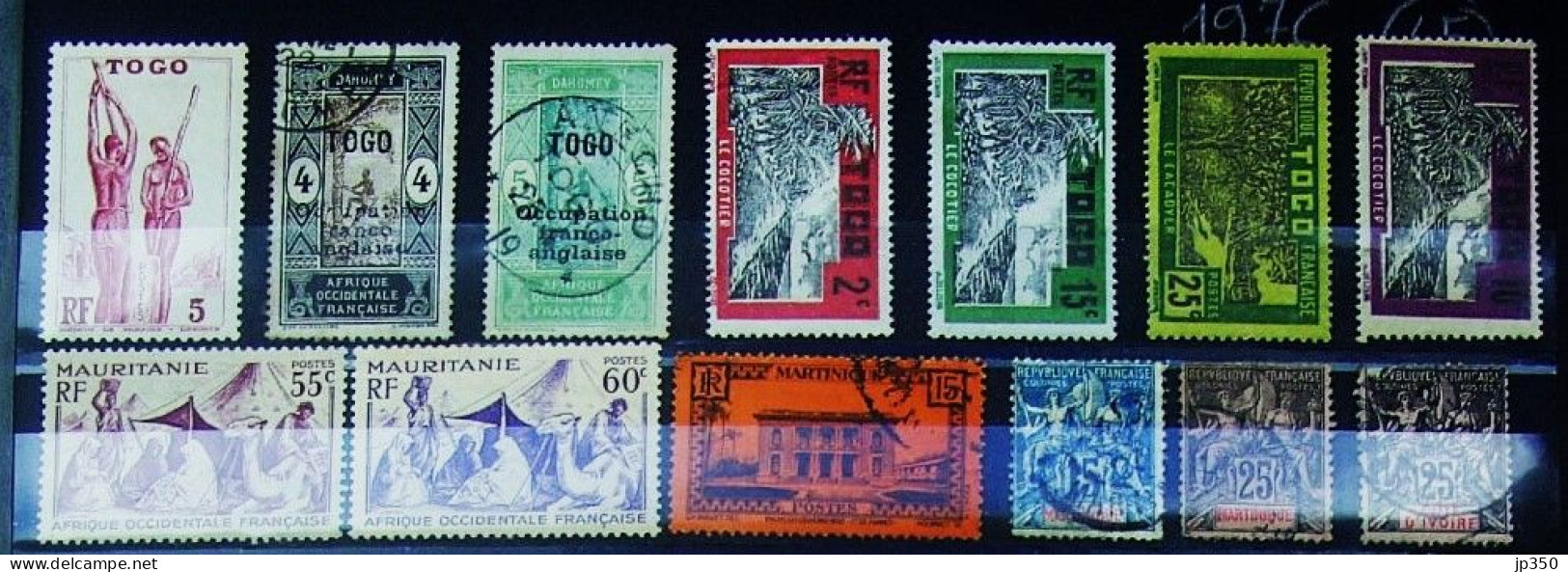 Lot De 39 Timbres FRANCE Colonies Avant 1950 - Non Classés