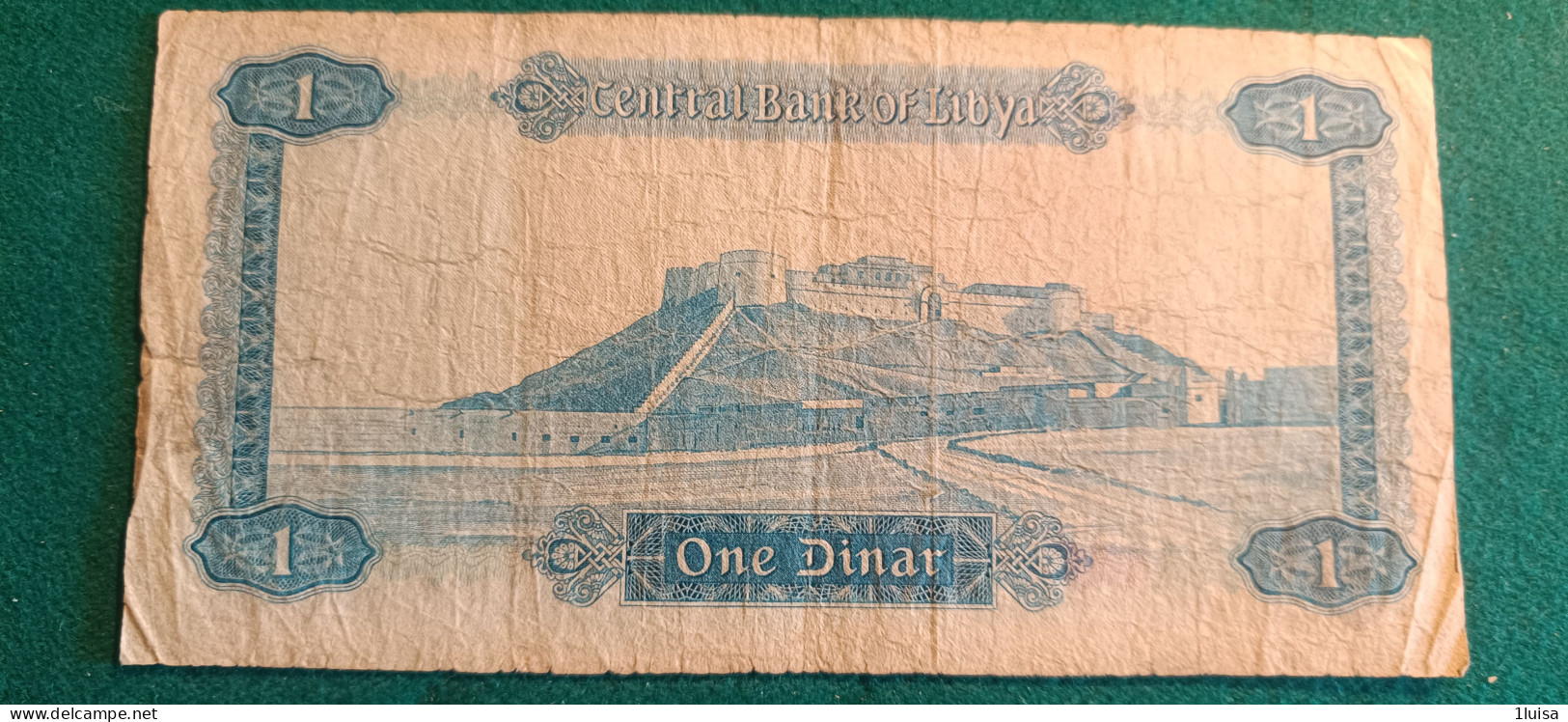 LIBIA 1 DINAR 1972 - Libye