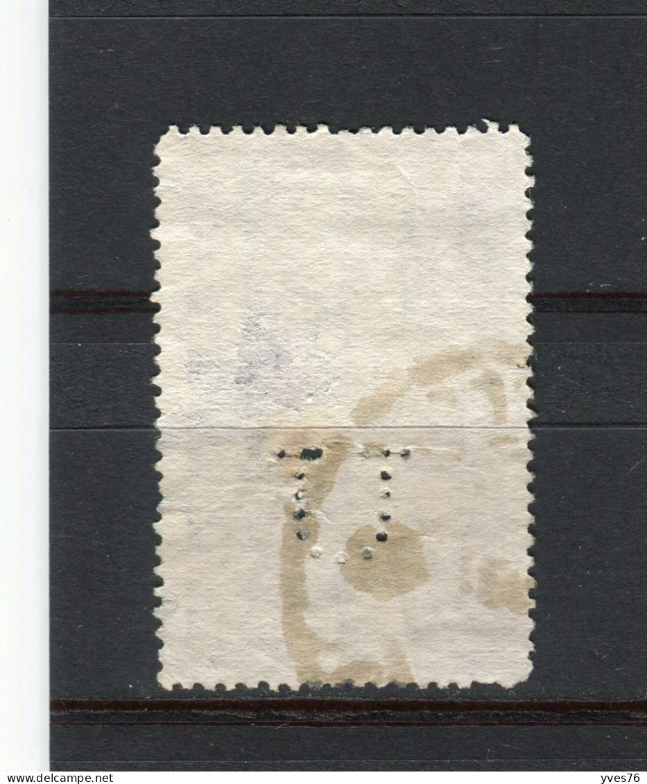 ROUMANIE - Y&T Poste Aérienne N° 16° - Perfin - Perforé - Avion Farman Goliath - Used Stamps