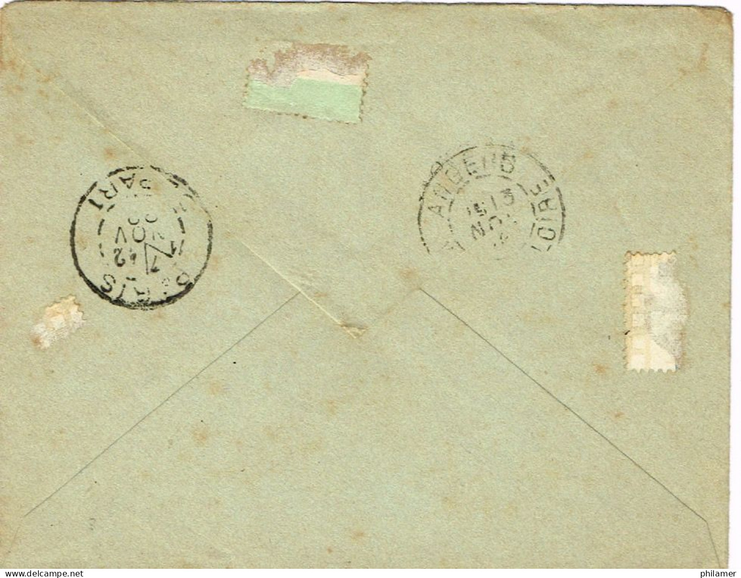 MONACO ENTIER POSTAL STATIONERY PRET A POSTER CAD MONTE CARLO PRINCIPAUTE NOV 1892 US COURANT - Covers & Documents