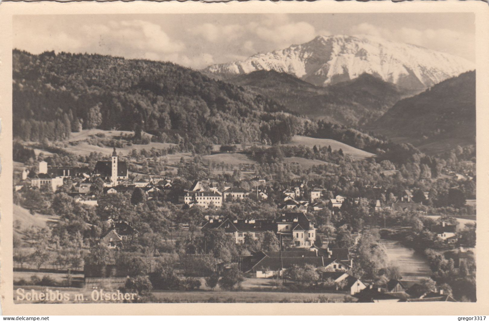 E174) SCHEIBBS Mit Ötscher - Alte FOTO AK - 17.09.1935 - Scheibbs