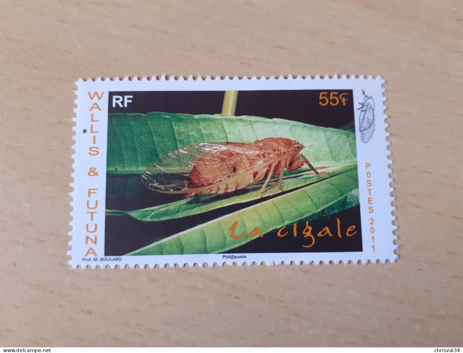 TIMBRE  WALLIS-ET-FUTUNA    N   745    COTE  1,40  EUROS   NEUF  SANS   CHARNIERE - Unused Stamps