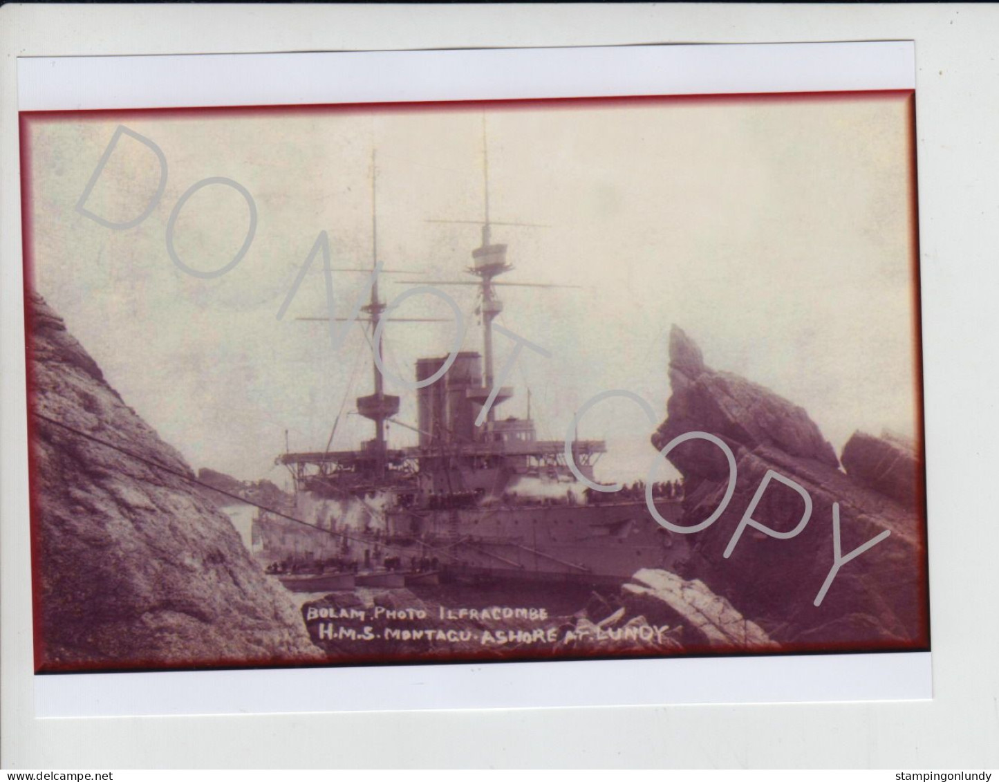 27. NC21. Four Lundy Island HMS Montague/Montagu Warship Producer Unknown Retirment Sale Price Slashed! - War, Military