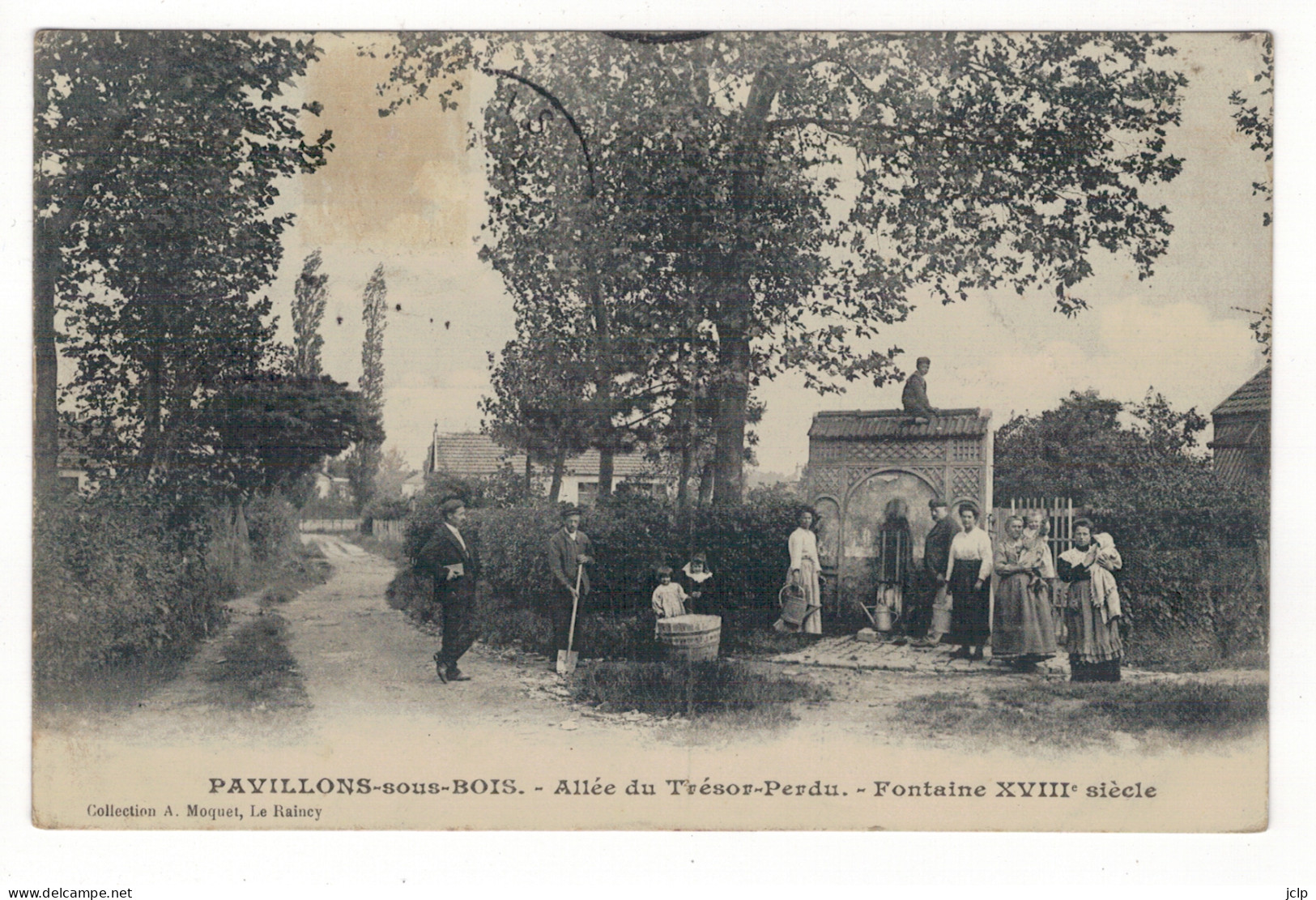 PAVILLONS-SOUS-BOIS - Allée Du Trésor-Perdu.  Fontaine XVIIIe Siècle. - Les Pavillons Sous Bois